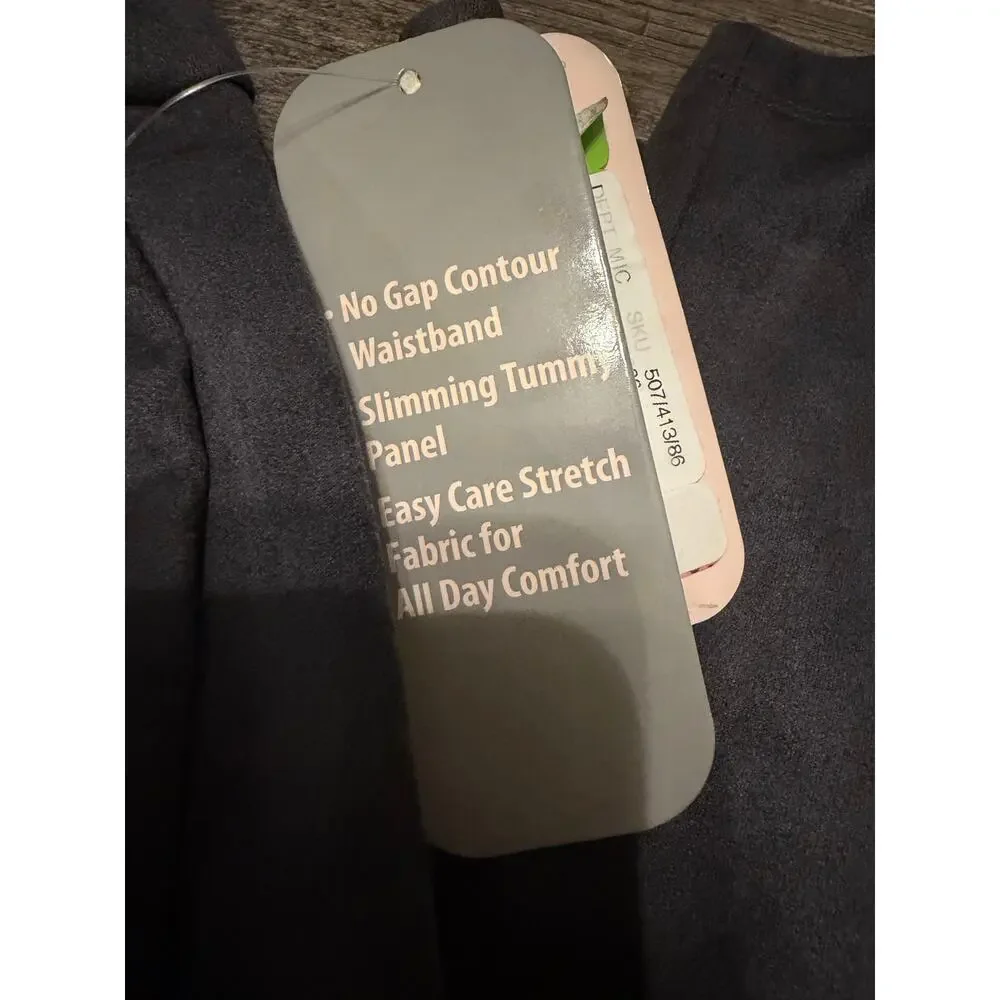 Allison Daley Gray Suede Pants Size 16WR NWT - Picture 4 of 5